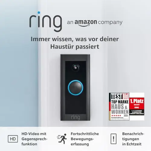 Ring Videotürklingel Wired Türsprechanlage