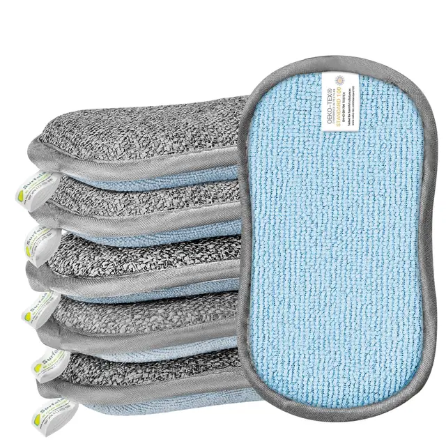 surfela mikrofaser spülschwamm 6er set
