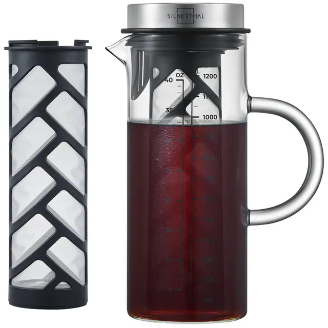 silberthal kaffeebereiter glas 1.2l