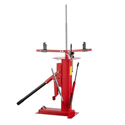 Wiltec Universelles Reifenmontiergerät 4" bis 21" (101,6-533,4 mm), für Achsen Ø 12-25 mm, Reifenmontagegerät aus Stahl zur manuellen Montage und Demontage