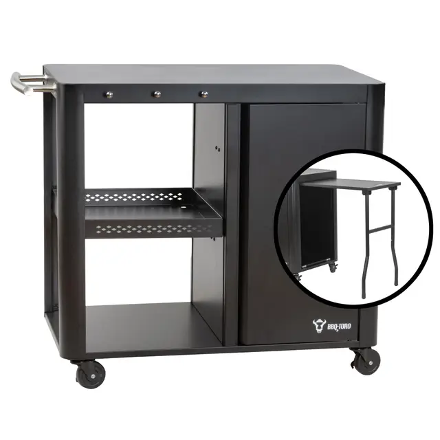 bbq-toro grillwagen 95x50x80 cm schwarz