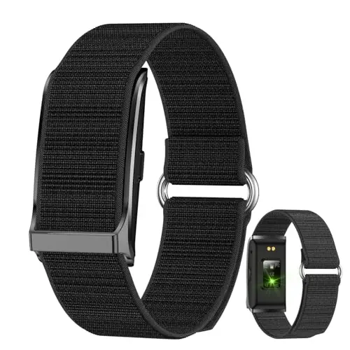Denash Smart Health Wristband, Magnetisches Wearable Sport Fitness Tracker, Smart Armband mit Überwachung von Herzfrequenz, Schlaf, Blutsauerstoff, Mehr Als 120+ Sportmodi für Damen Herrn (Schwarz)