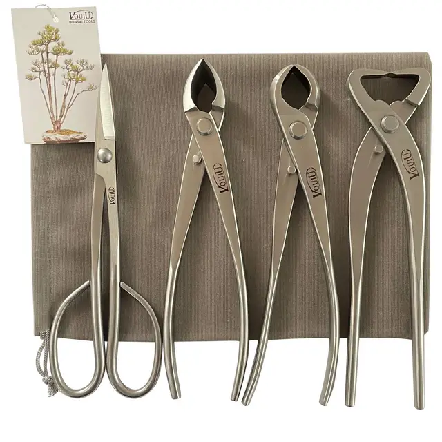 vouiu 4-tlg bonsai-werkzeug-set