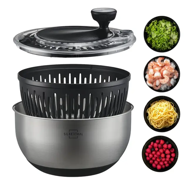 silberthal salatschleuder 4,5l