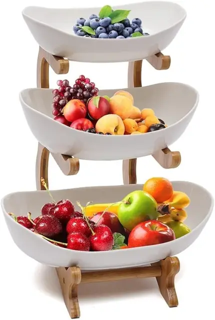 dreamhigh keramik obst etagere 3 etagen