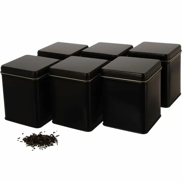 dosenritter 6er set eckige teedose