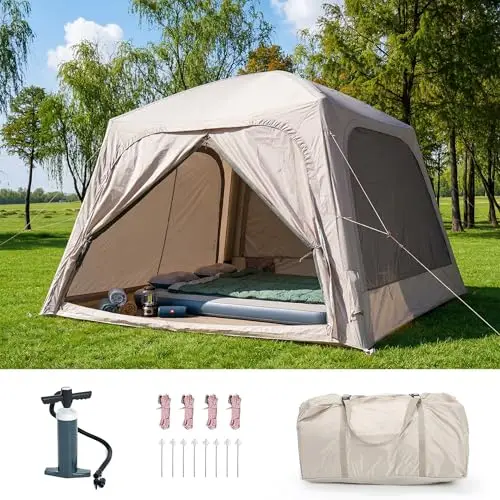 Ytaoeo 6-Personen Aufblasbares Campingzelt