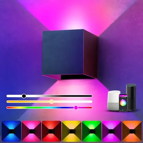 yunyoda smart rgb wandleuchte app