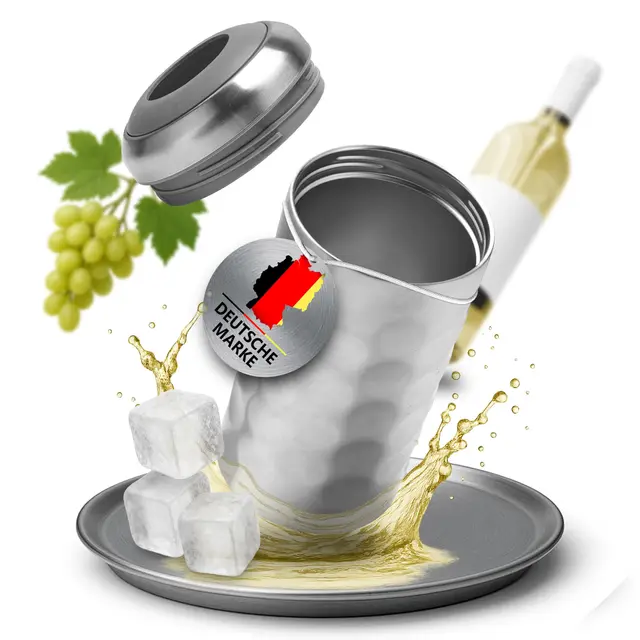 merkaro arktis weinkühler edelstahl