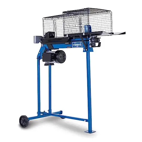 Scheppach liegend Holzspalter HL760LS Brennholzspalter mit Untergestell | Spaltkraft 7 Tonnen | 2200W - 230V | Spaltgutlänge 52cm | SpaltgutØ 25cm | Rücklauf & Einstellbarer Hub | Hydraulikspalter
