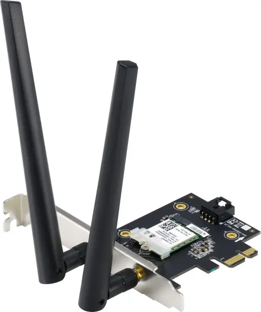 ASUS PCE-AX1800, 2.4GHz/5GHz WLAN, Bluetooth 5.2 LE, PCIe 2.0 x1, bulk