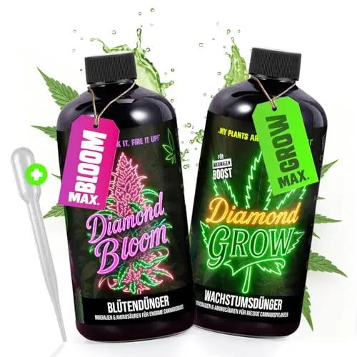 diamond buds npk flüssigdünger set 500ml