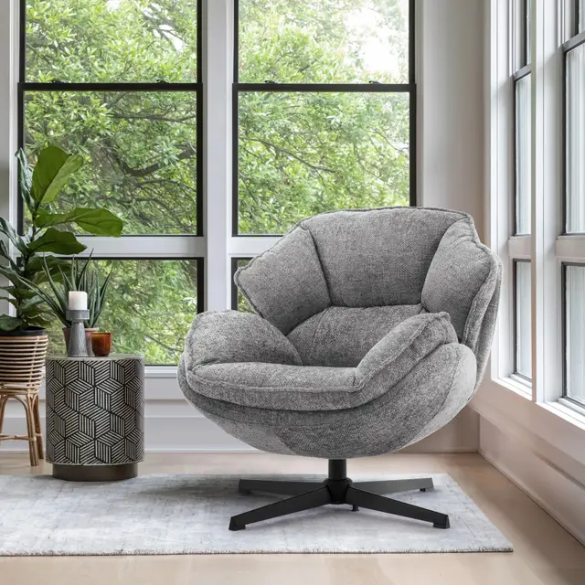 iwmh loungesessel 007 grau 360° drehbar