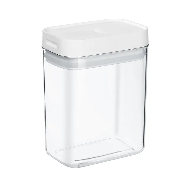 JJWUYUE 800 ML Vorratsdosen mit Deckel Luftdicht Vorratsbehälter, Plastik Frischhaltedosen mit Deckel für Spaghetti Cornflakes Mehl Müslibox Müslispender Schüttdose