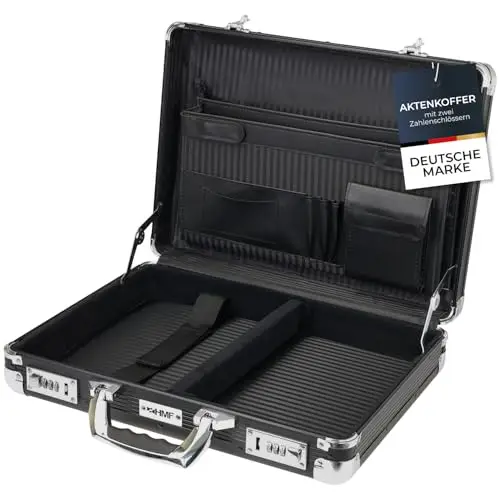hmf alu aktenkoffer 14651-02 laptop