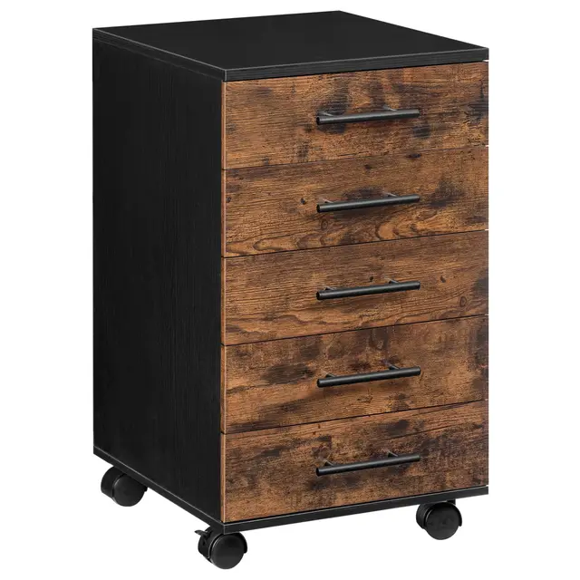 hoobro aktenschrank 5 schubladen