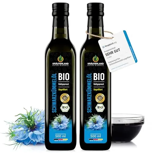 Kräuterland Bio Schwarzkümmelöl 1L