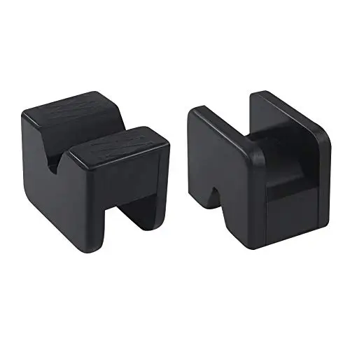 YIXISI 2 Stücke Wagenheber Gummiauflage, Stehen Gummipuffer, Jack Stand Pad, Unterstellbock Gummiblock Schützt Auto vor Kratzen