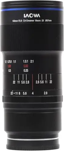 Laowa 100mm f/2.8 2X Ultra Macro APO SLR Makro-Objektiv Schwarz – Linsen und Filter (SLR, 12/10, Makro-Objektiv, 0,247 m, Sony E, Vollrahmen)
