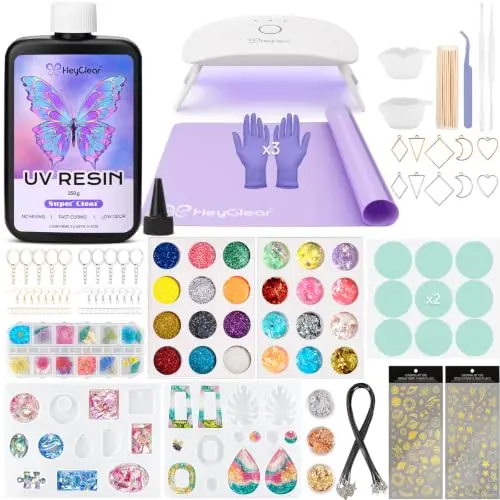 heyclear uv resin set 250g