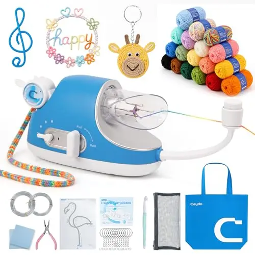 caydo pro strickmaschine häkelnadelset