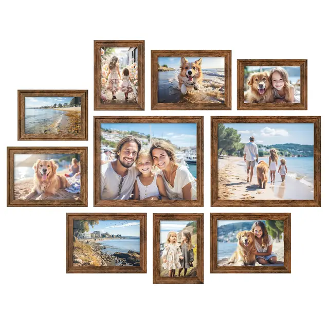 songmics bilderrahmen 10er set