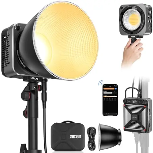 zhiyun molus g200 200w videoleuchte