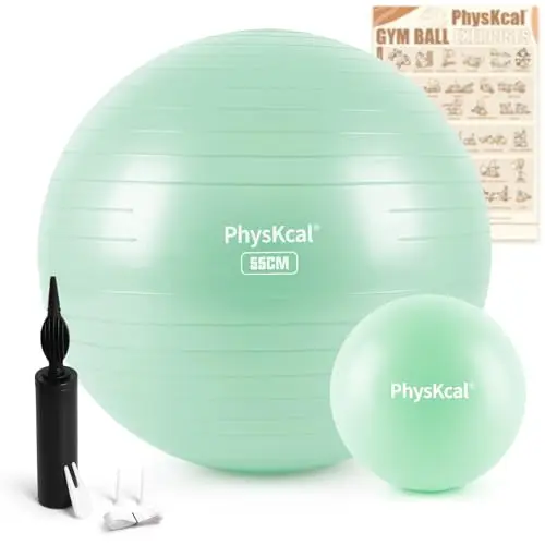 PhysKcal Gymnastikball Set