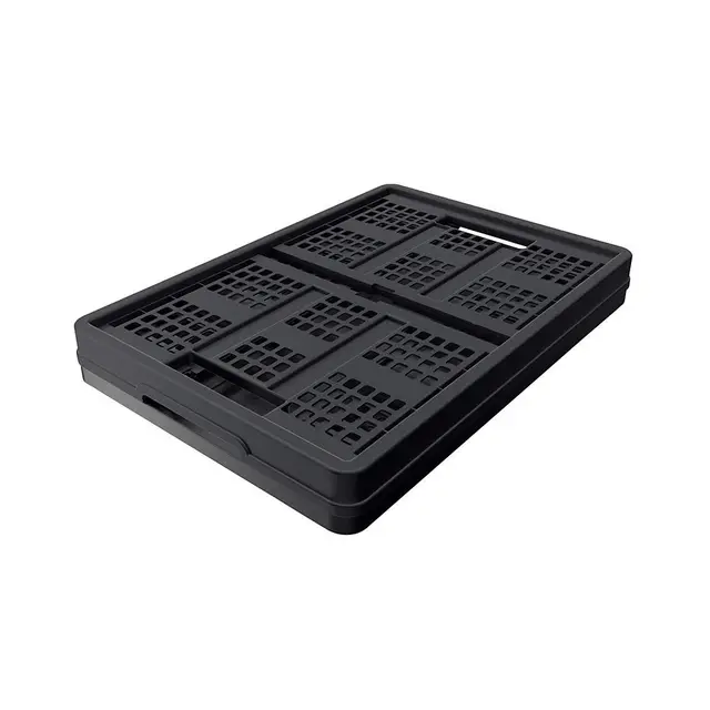 Clax Klappbox 46 l mit Rollen Schwarz