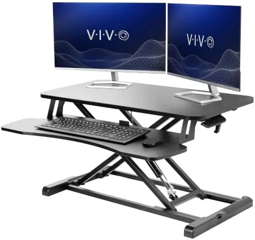 vivo stehpult konverter 32 zoll schwarz