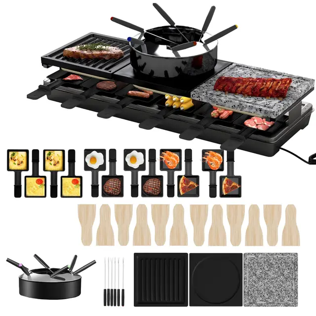 uisebrt raclette grill 12 personen 3 in