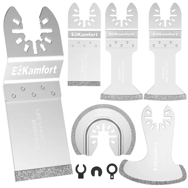 ezkamfort 6 pcs diamantsägeblätter set