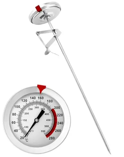 qwork 304 edelstahl frittierthermometer