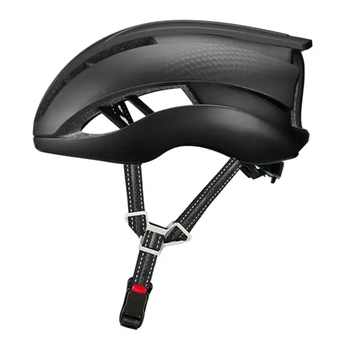 Fahrradhelm Herren Damen, Leichter Fahrradhelm Erwachsene für City & Rennrad mit Magnetverschluss, 16 Belüftungsöffnungen, CE EN1078 – Verstellbar M/L (55–61 cm, ca. 290–300g)