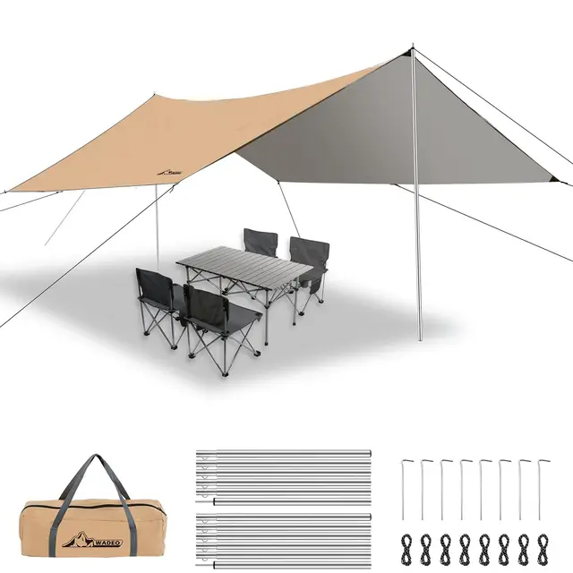 wadeo camping zeltplane 210t ripstop