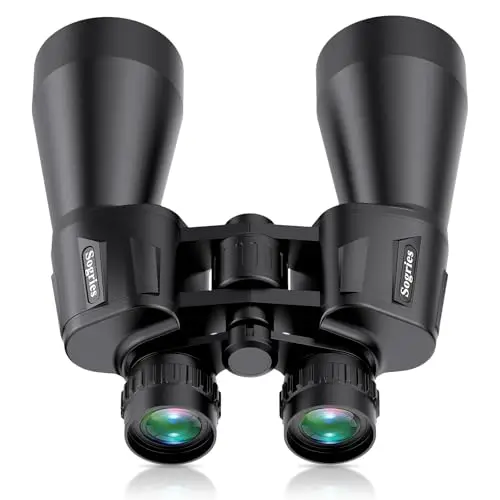 20 x 60 Fernglas für Erwachsene, leistungsstark, wasserdicht und beschlagsicher, kompaktes Fernglas für Vogelbeobachtung mit schlechten Lichtverhältnissen, Jagd, Reisen, inklusive Tragetasche