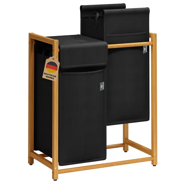 adel dream wäschekorb 100l bambus