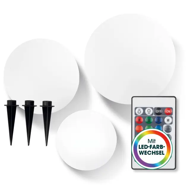 easymaxx led solarleuchte g30 e27 3x set