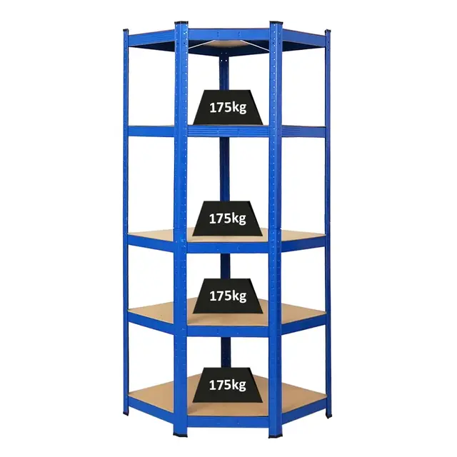 proregal ragnar eckregal 180cm blau