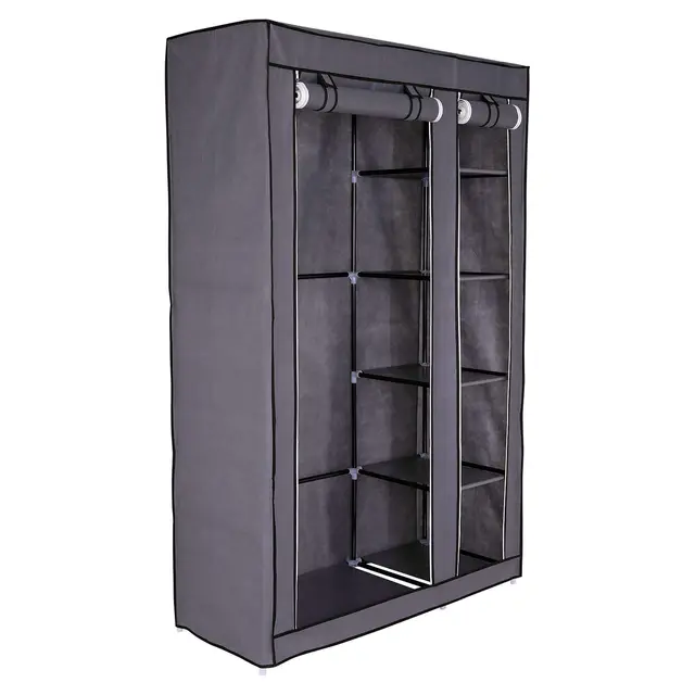 dibea faltbarer stoffschrank 175x110x45