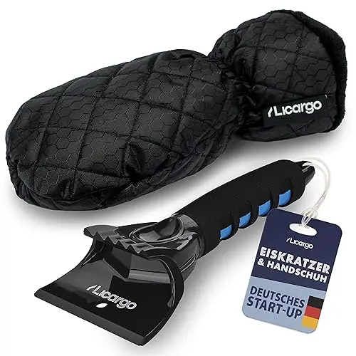 licargo eiskratzer mit handschuh thermo