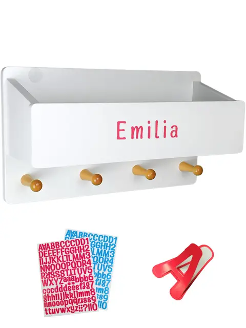 smart ideer kindergarderobe mit 4 haken