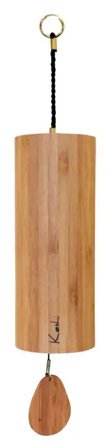 Koshi Klangspiel Aqua (Wasser) Windspiel, 8 Töne, Bambus Natur