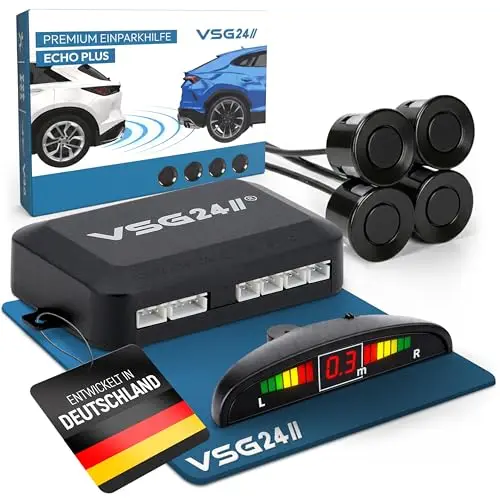 VSG ECHO PLUS Einparkhilfe hinten mit Display und 4 Sensoren