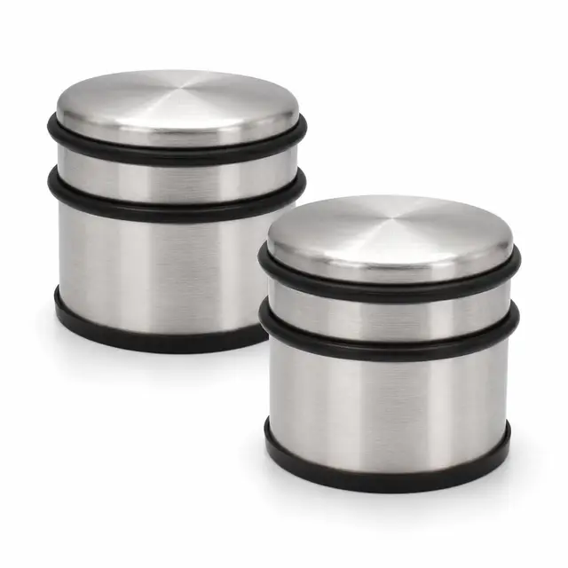 hlkauf boden edelstahl gummistopper set