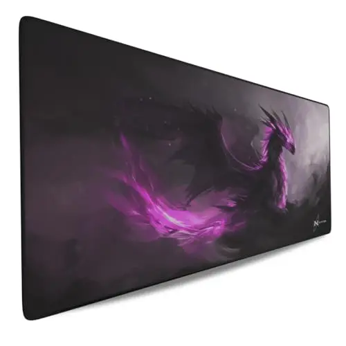 Nyfter Pink Dragon Gaming-Mauspad XXL