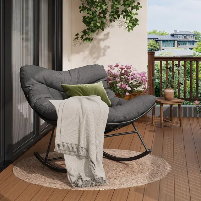 garveehome schaukelstuhl oversized