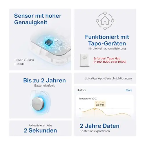tapo t310 temperatur