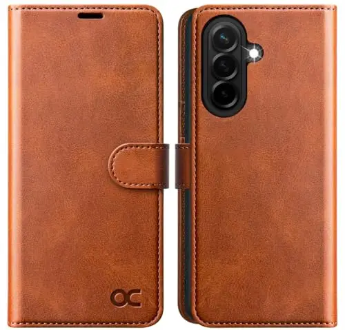 OCASE Lederhülle für Samsung Galaxy A56