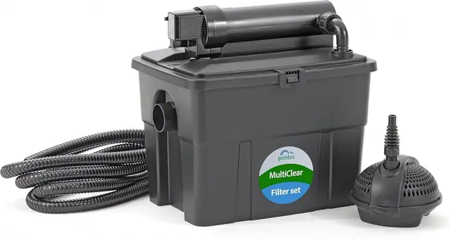 Pontec MultiClear Set 5000 Teichfilter, Schwarz